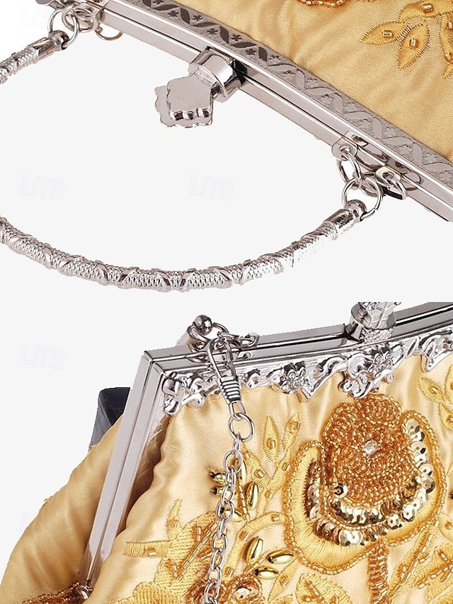 Women’s Floral Polyester Handbag - Image 5