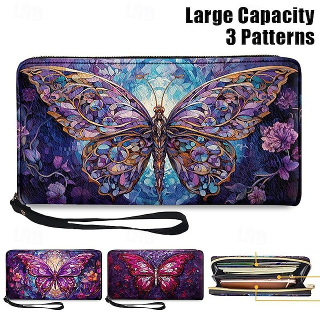 Women’s Butterfly Faux Leather Wallet