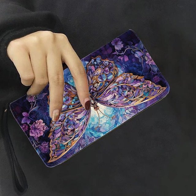 Women’s Butterfly Faux Leather Wallet - Image 7