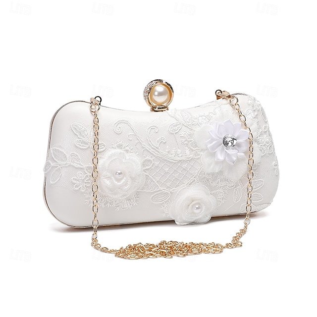 Women’s Leather Wallet with Flower - Image 3