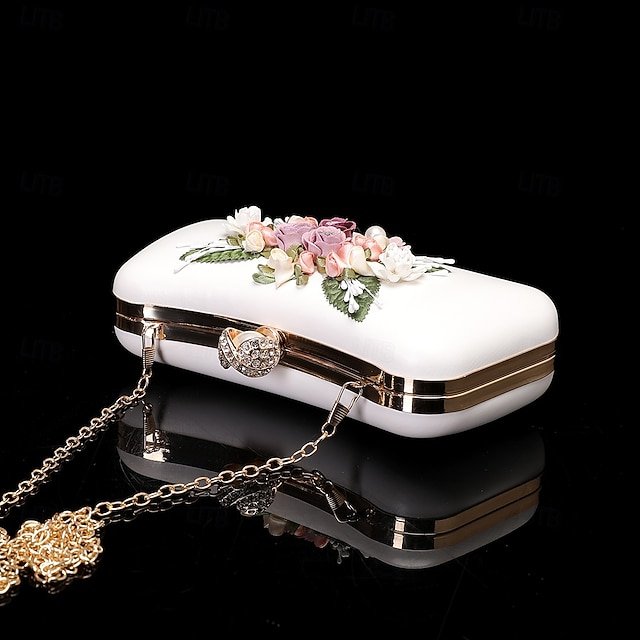 Women’s Leather Wallet with Flower - Image 7