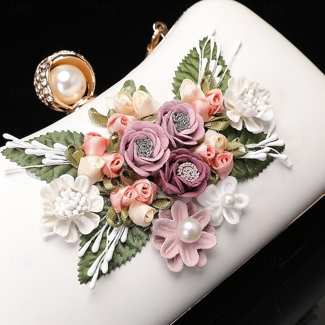Women’s Leather Wallet with Flower - Image 8
