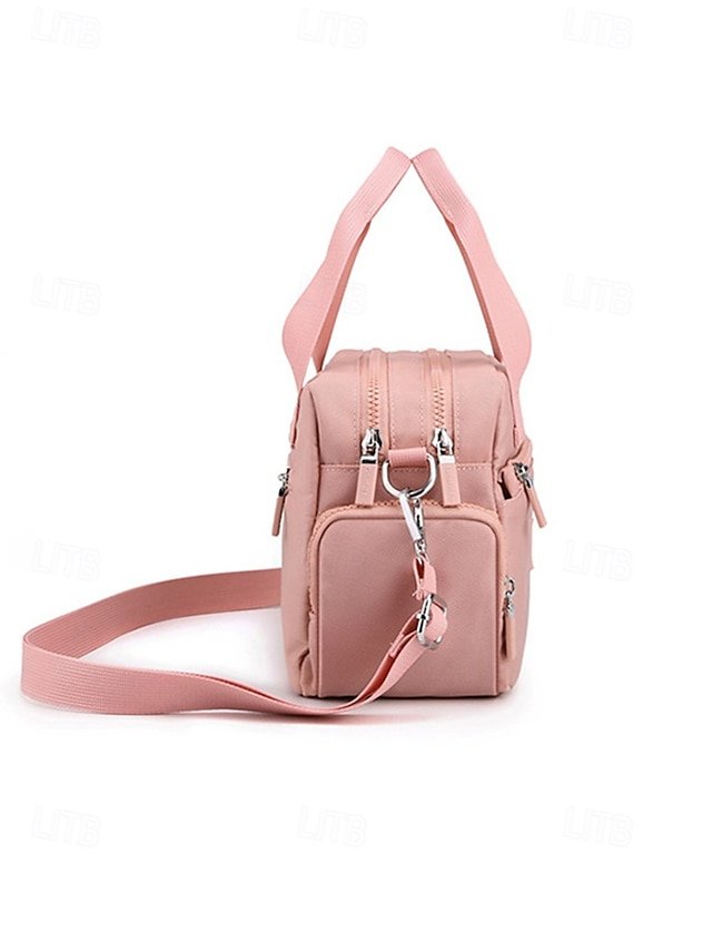 Women’s Water-Repellent Nylon Shoulder Bag - Image 4