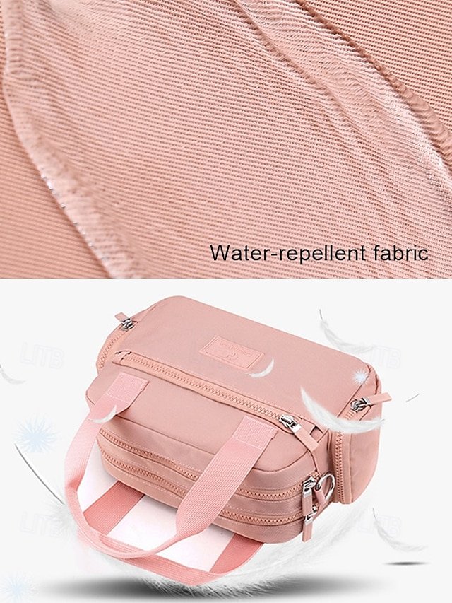 Women’s Water-Repellent Nylon Shoulder Bag - Image 8