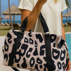 Alternative view of Women’s Waterproof Leopard Print Travel Duffel Bag