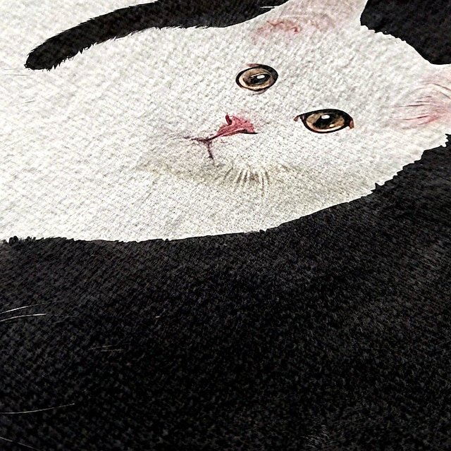 Yin Yang Cat Design Crossbody Bag - Image 5