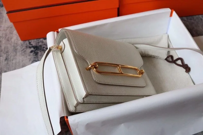 Hermes Evercolor Sac Roulis 23 White - Image 6