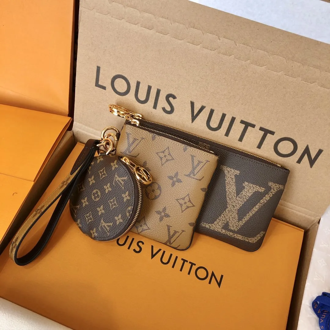 Alternative view of Louis Vuitton Trio Pouch Monogram Reverse /