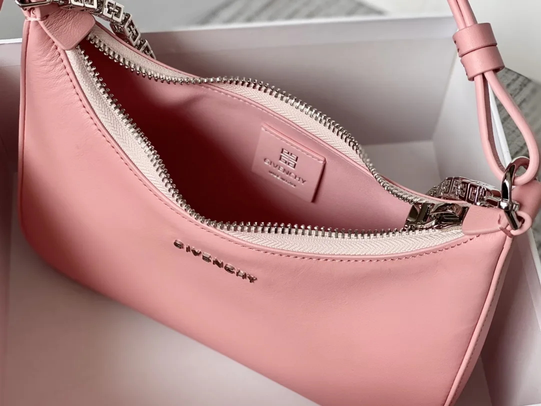 Alternative view of Givenchy Small Moon Cut Out Bag Pink