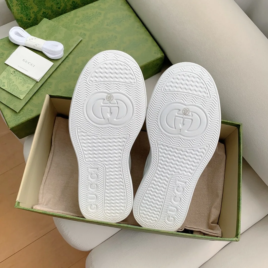 Gucci Sneaker White With Gucci Print 1XL10 - Image 6