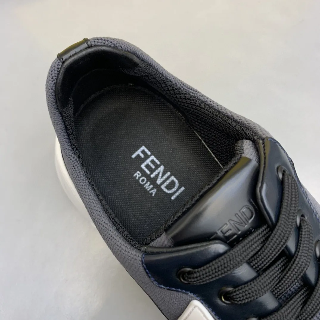 Fendi Force Low Tops Sneakers Grey - Image 8