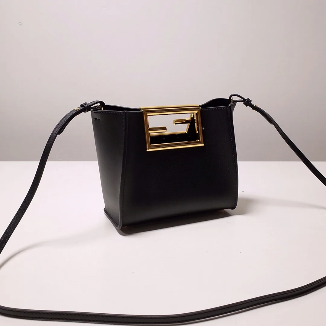 Fendi Way Small Black Bag For Woman / 8BS054AAIWF0KUR - Image 8