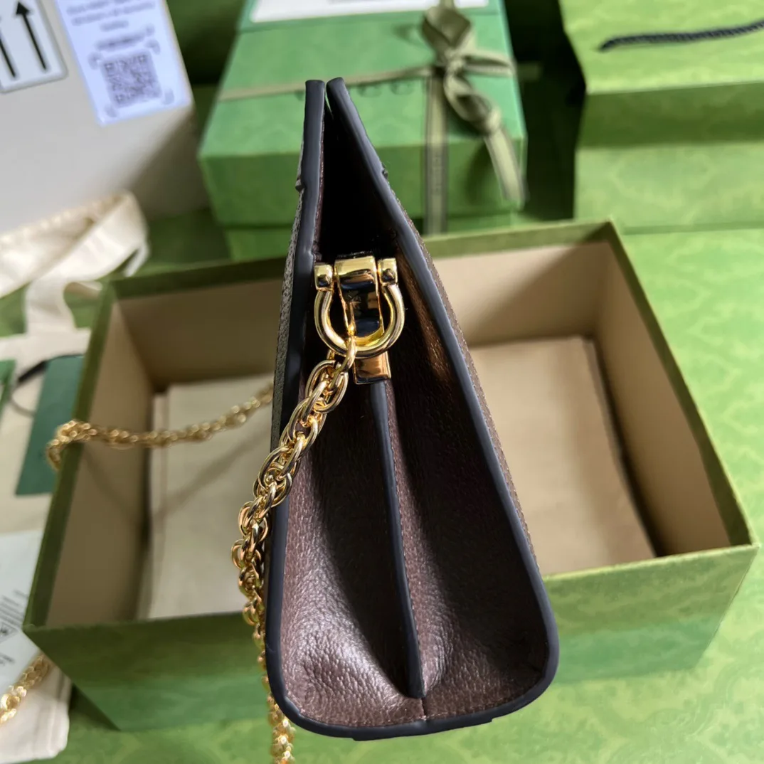 Alternative view of Gucci Ophidia Jumbo GG Small Shoulder Bag Brown