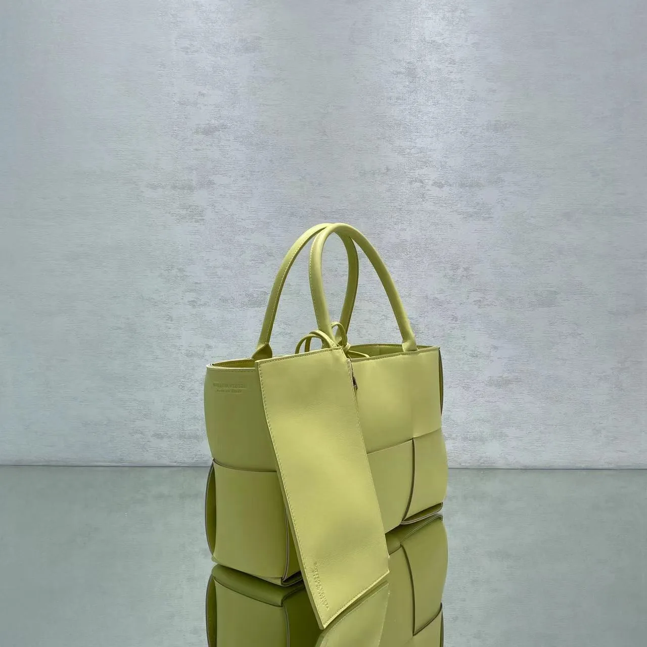 Alternative view of Bottega Veneta Small Arco Tote Bag Yellow