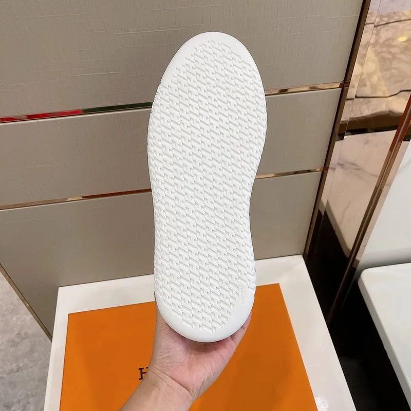 Hermes Depart Sneakers Grey/ White - Image 7