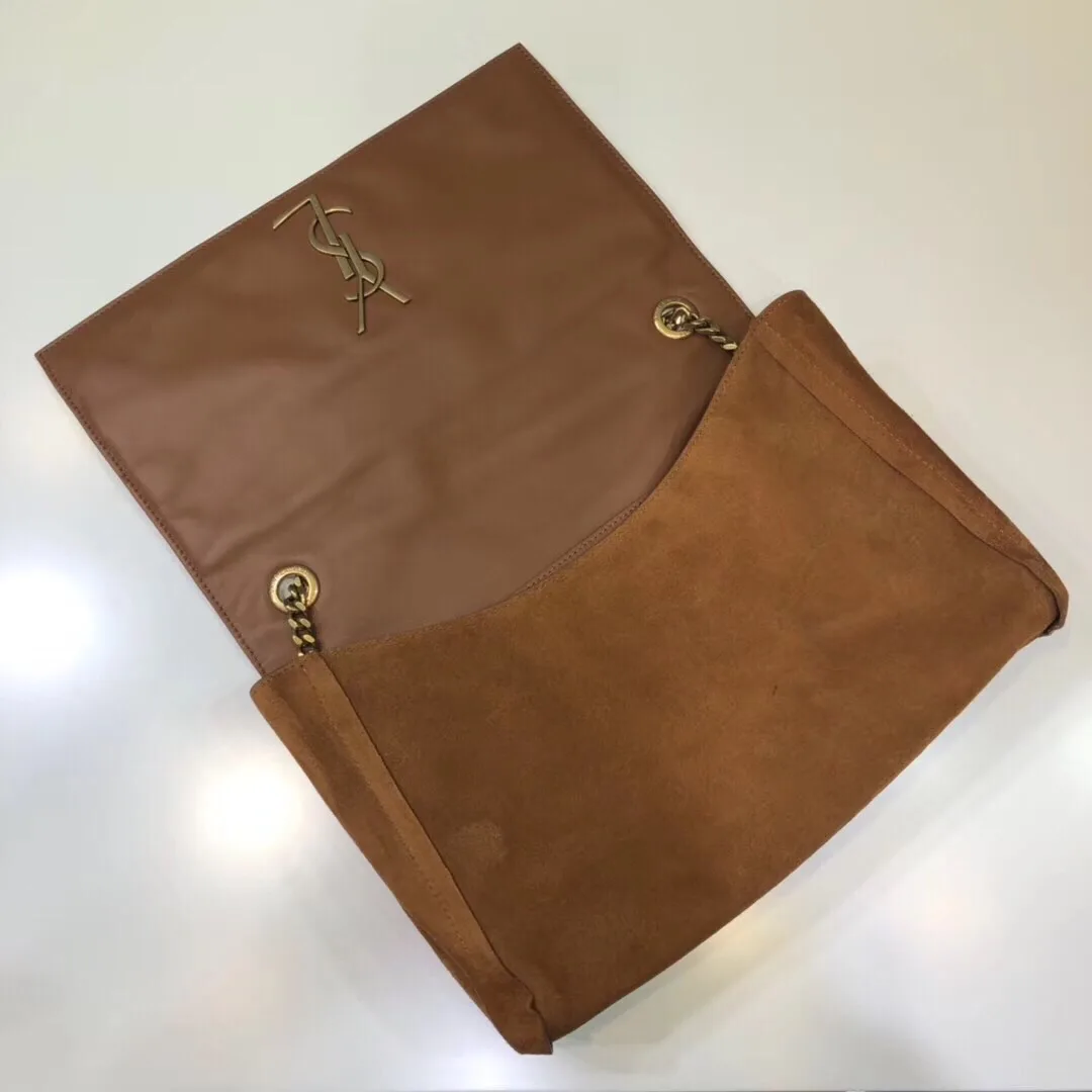 Saint Laurent Kate Medium Reversible Chain Bag Brown / YSL - Image 6