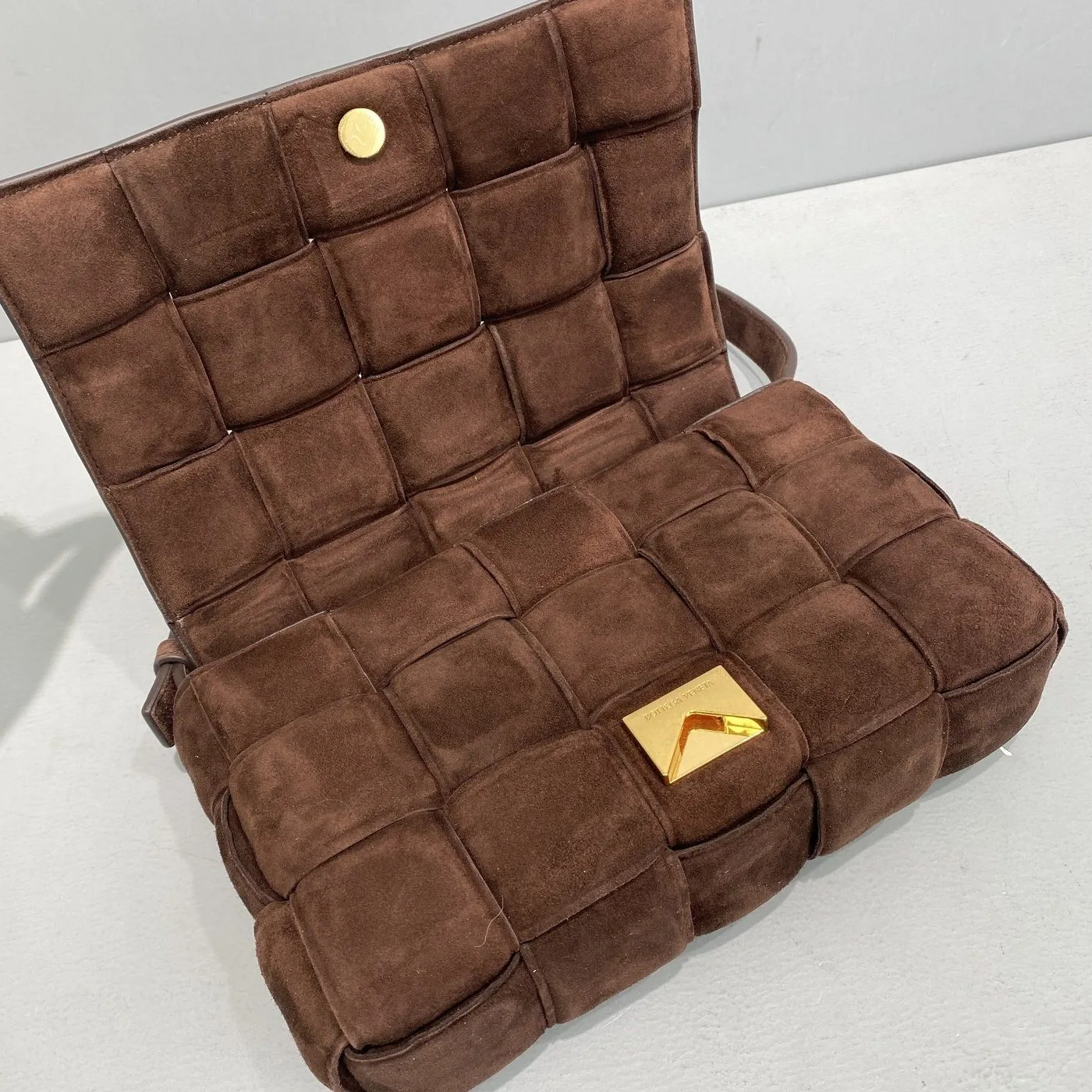 Alternative view of Bottega Veneta Padded Cassette Caramel