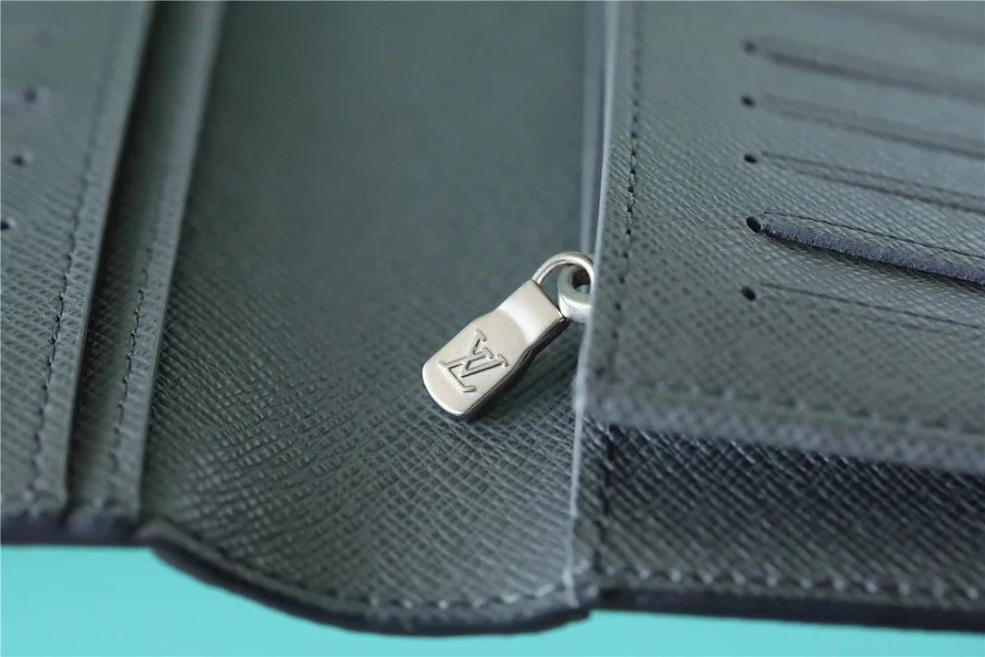 Louis Vuitton Brazza Wallet Monogram Eclipse Canvas , / - Image 6