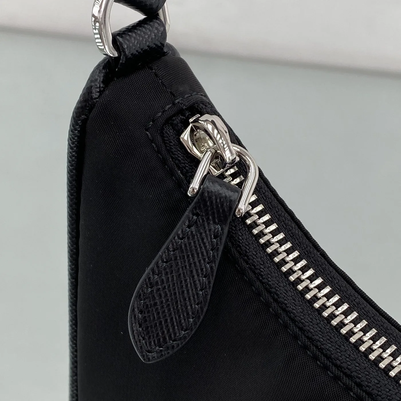 Prada Re- 2005 Saffiano Leather Bag Black - Image 3