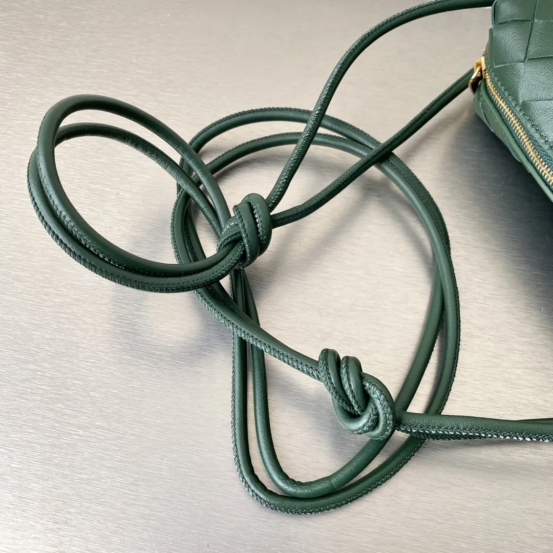 Bottega Veneta Mini Loop Camera Bag Dark Green - Image 3