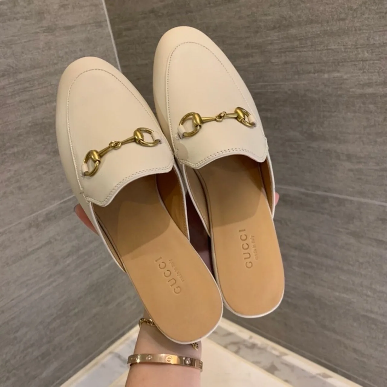 Gucci Women’s Princetown Slipper White GG - Image 8