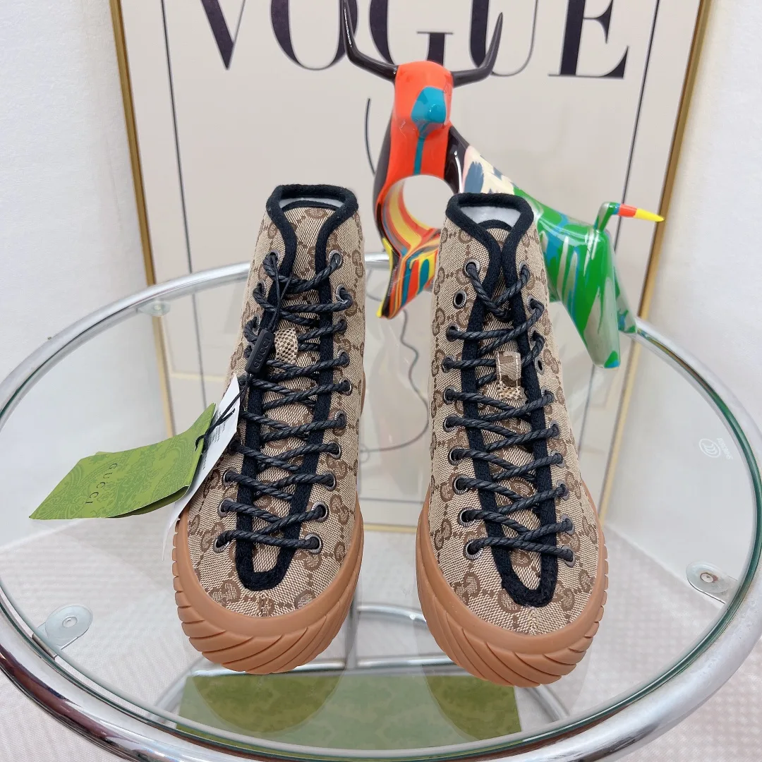 Alternative view of Gucci Women’s High-Top Maxi GG Sneaker Grey
