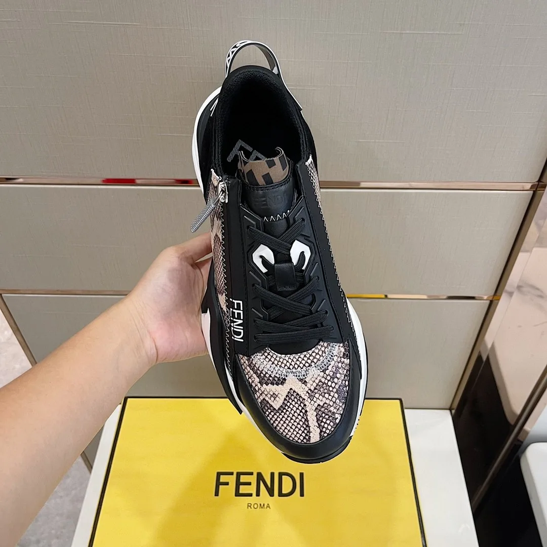 Fendi Flow Sneakers Black - Image 9