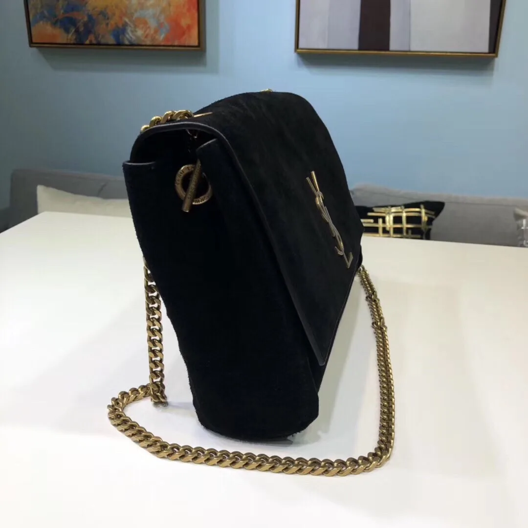 Saint Laurent Kate Medium Reversible Chain Bag Black / YSL - Image 3