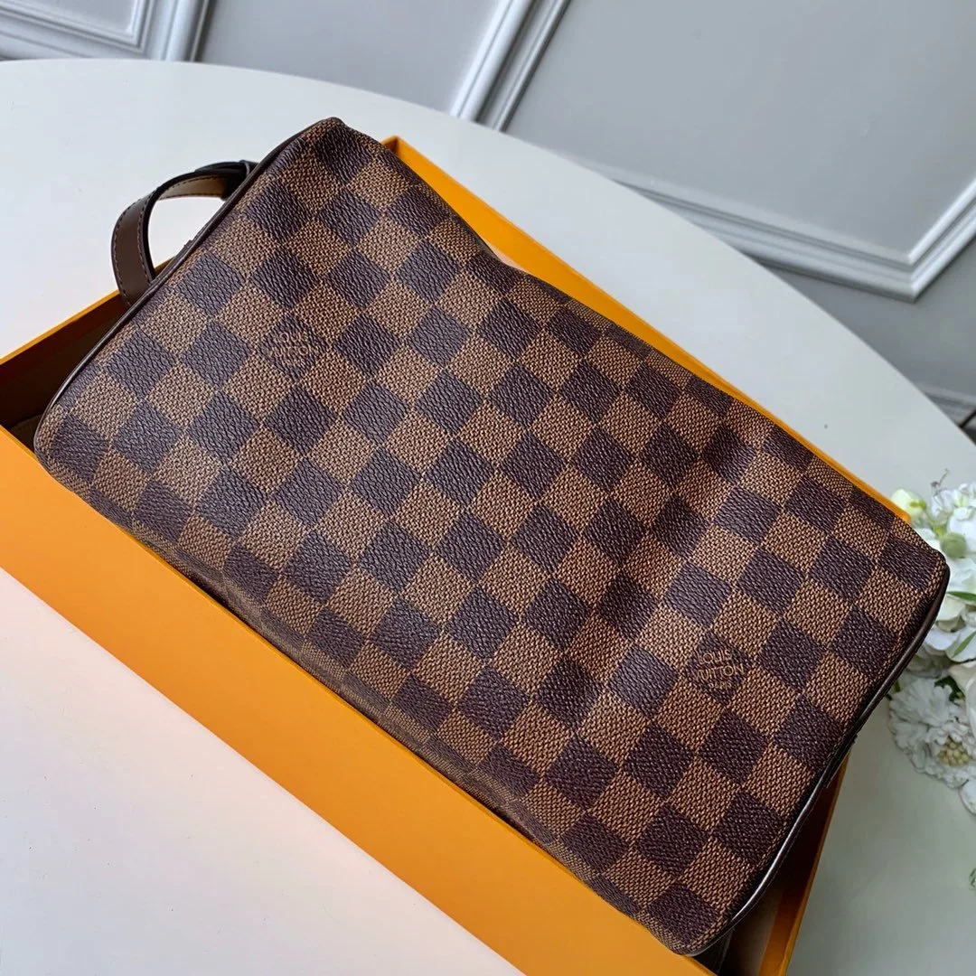 Louis Vuitton Speedy Bandouliere 25 Top Handle Bag / Brown Gold Hardware - Image 3
