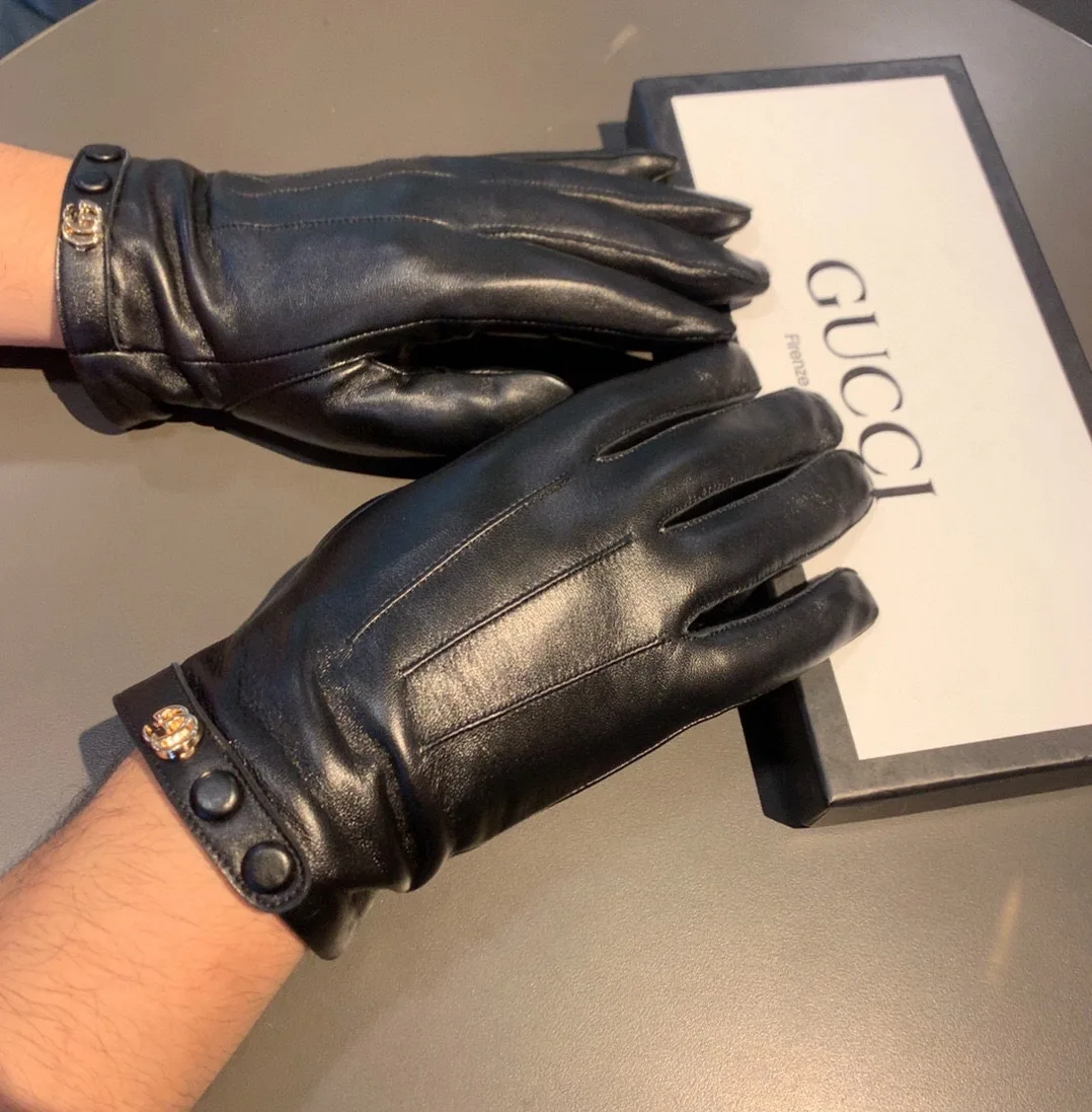 Gucci Gloves With Double G Motif In Black - Image 9