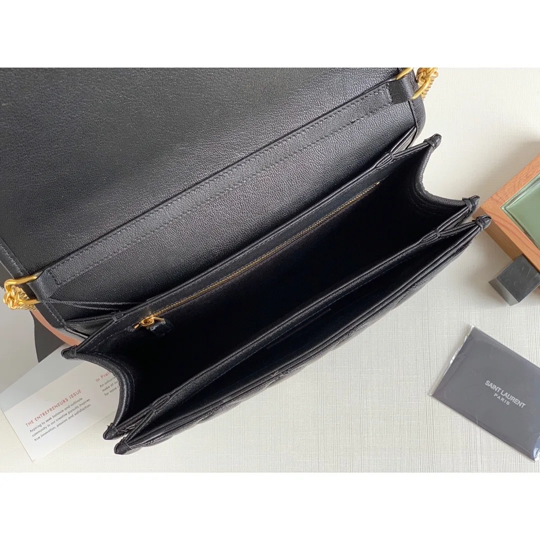 Saint Laurent Becky Small Shoulder Bag Black / YSL - Image 5