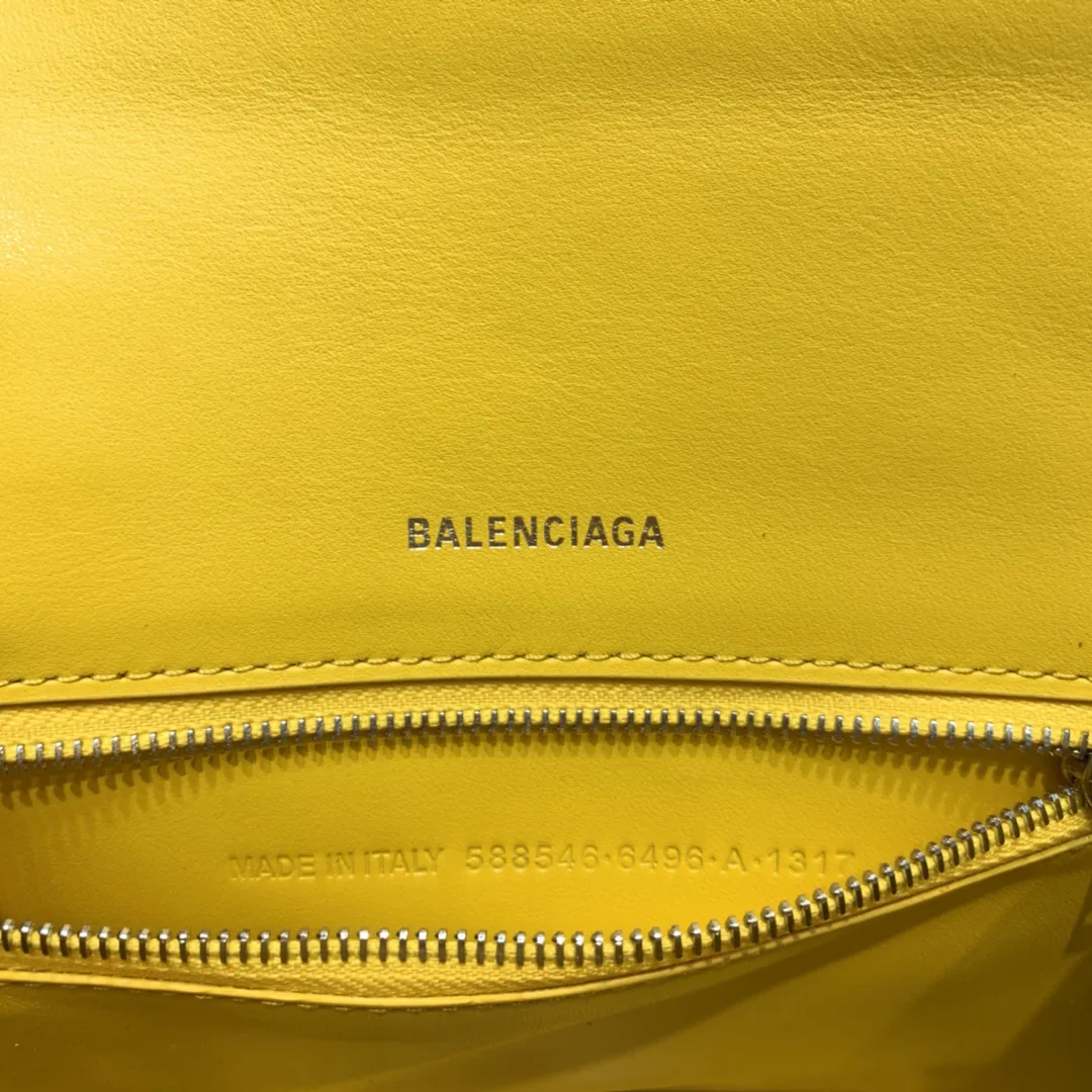 Alternative view of Balenciaga Hourglass Small Handbag In Yellow