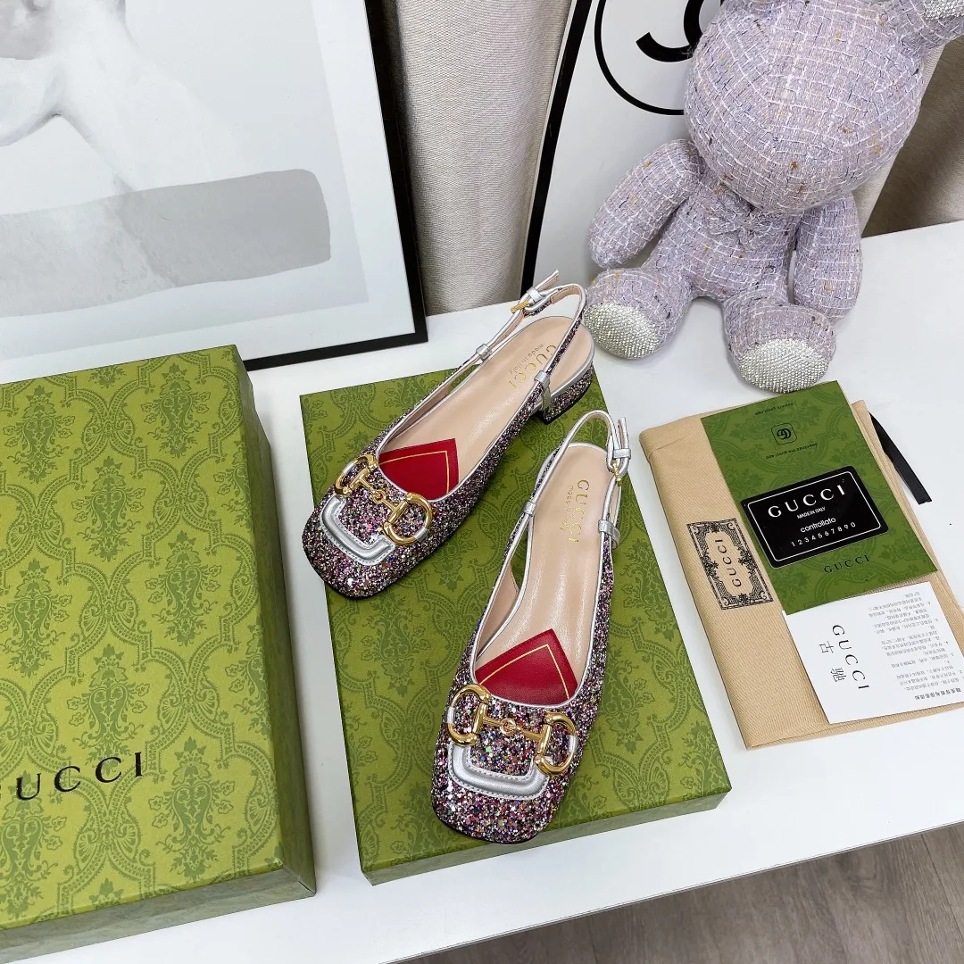 Gucci Lovelight Slingback With Horsebit Multicolor - Image 4
