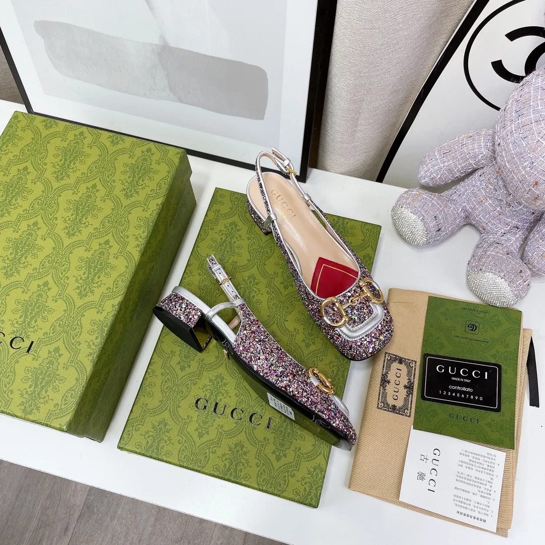 Gucci Lovelight Slingback With Horsebit Multicolor - Image 3