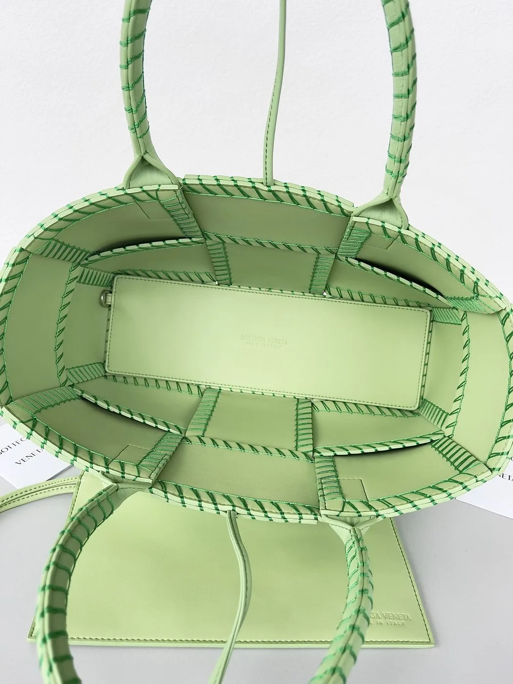Alternative view of Bottega Veneta Small Arco Tote Bag Cream
