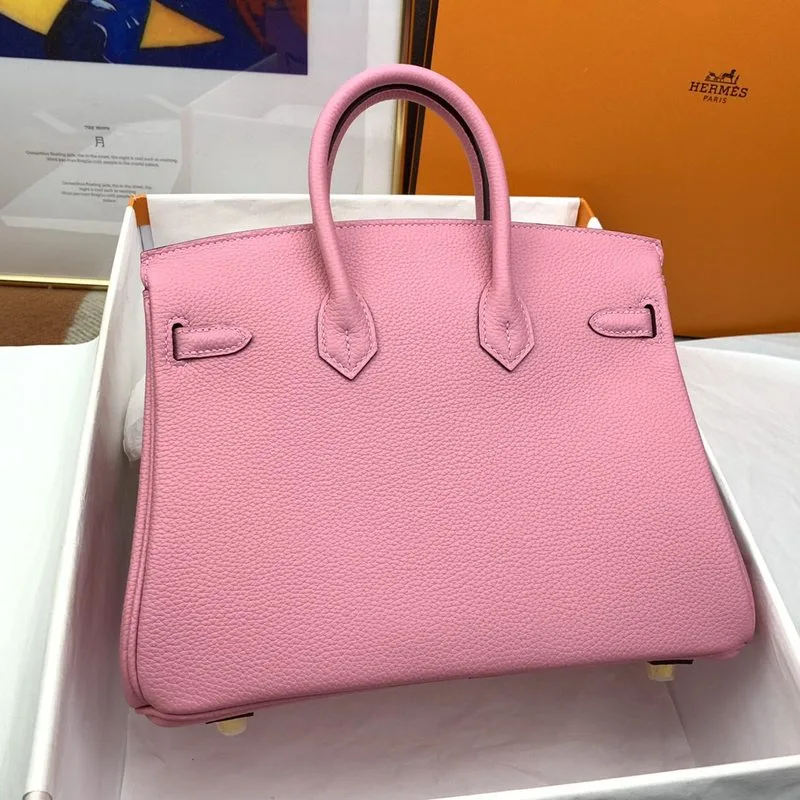 Alternative view of Hermes Birkin Top Handle Bag / Nata Swift Pink Gold Hardware