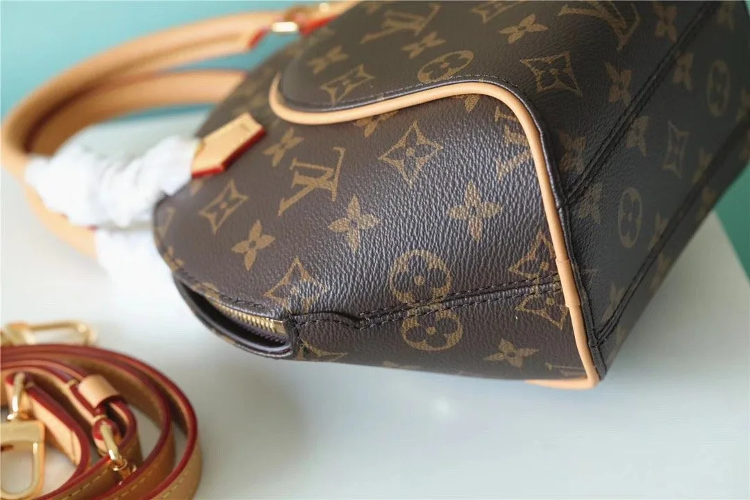 Louis Vuitton Ellipse BB Handbag Created By Nicolas Ghesquiere From Classic Monogram Canvas Brown / - Image 10