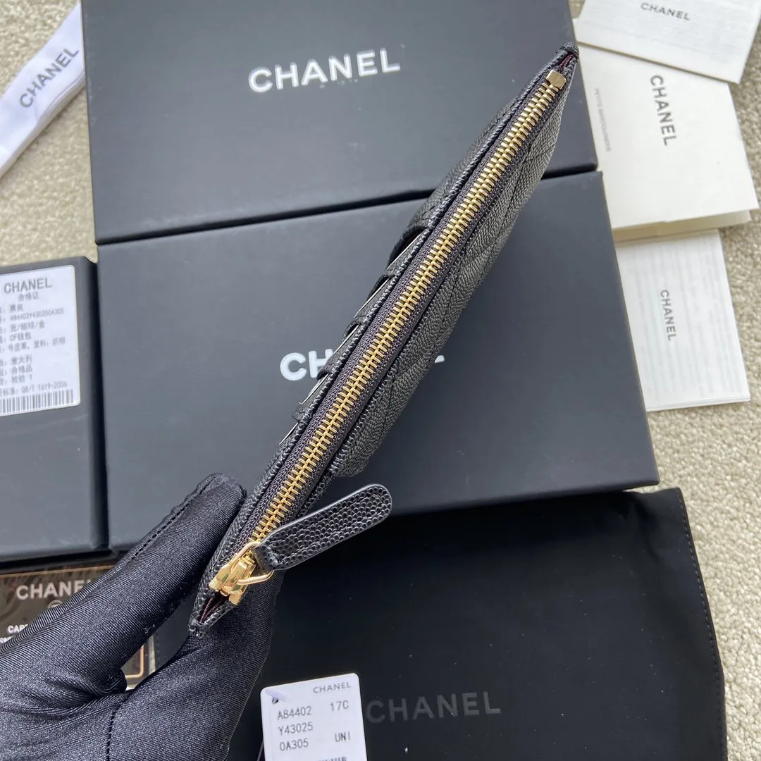 Chanel CO-CO Long Flap Wallet / Gold Hardware Black - Image 5