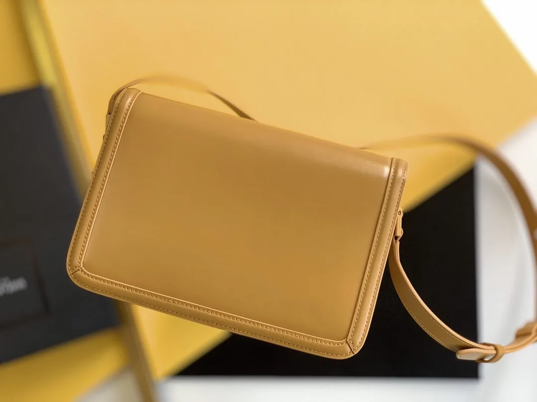 Saint Laurent Solferino Medium Satchel Bag In Box Brown / YSL - Image 3