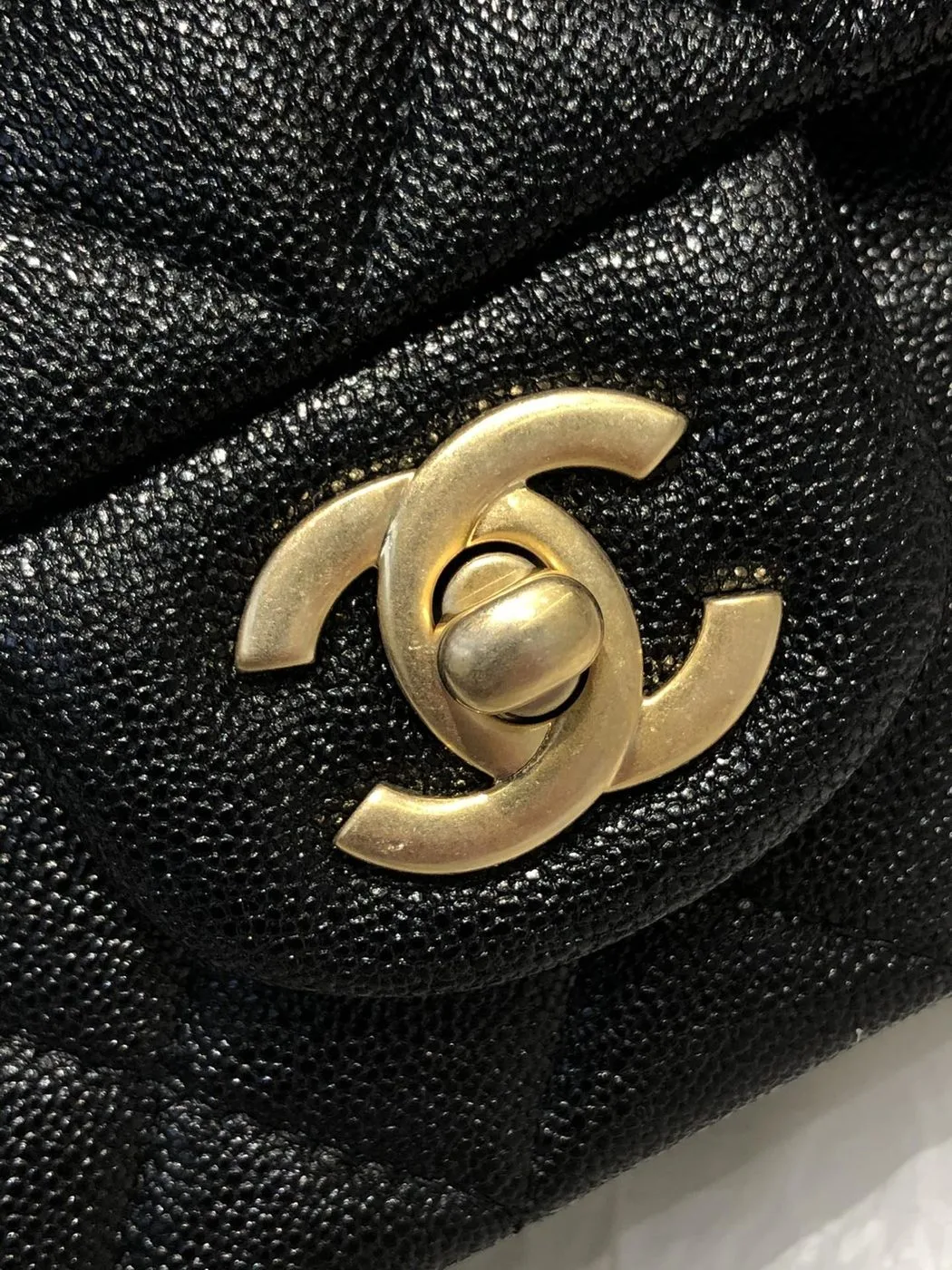 Chanel Mini Flap Bag With Top Handle Black / - Image 6