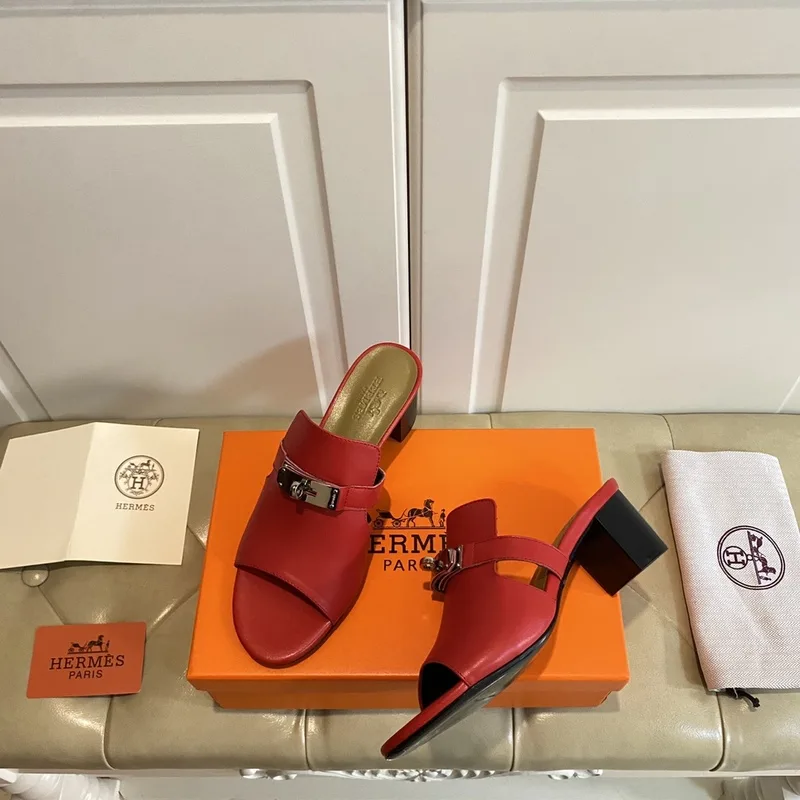Hermes Candy Sandal Red , Women’s Shoes - Image 4
