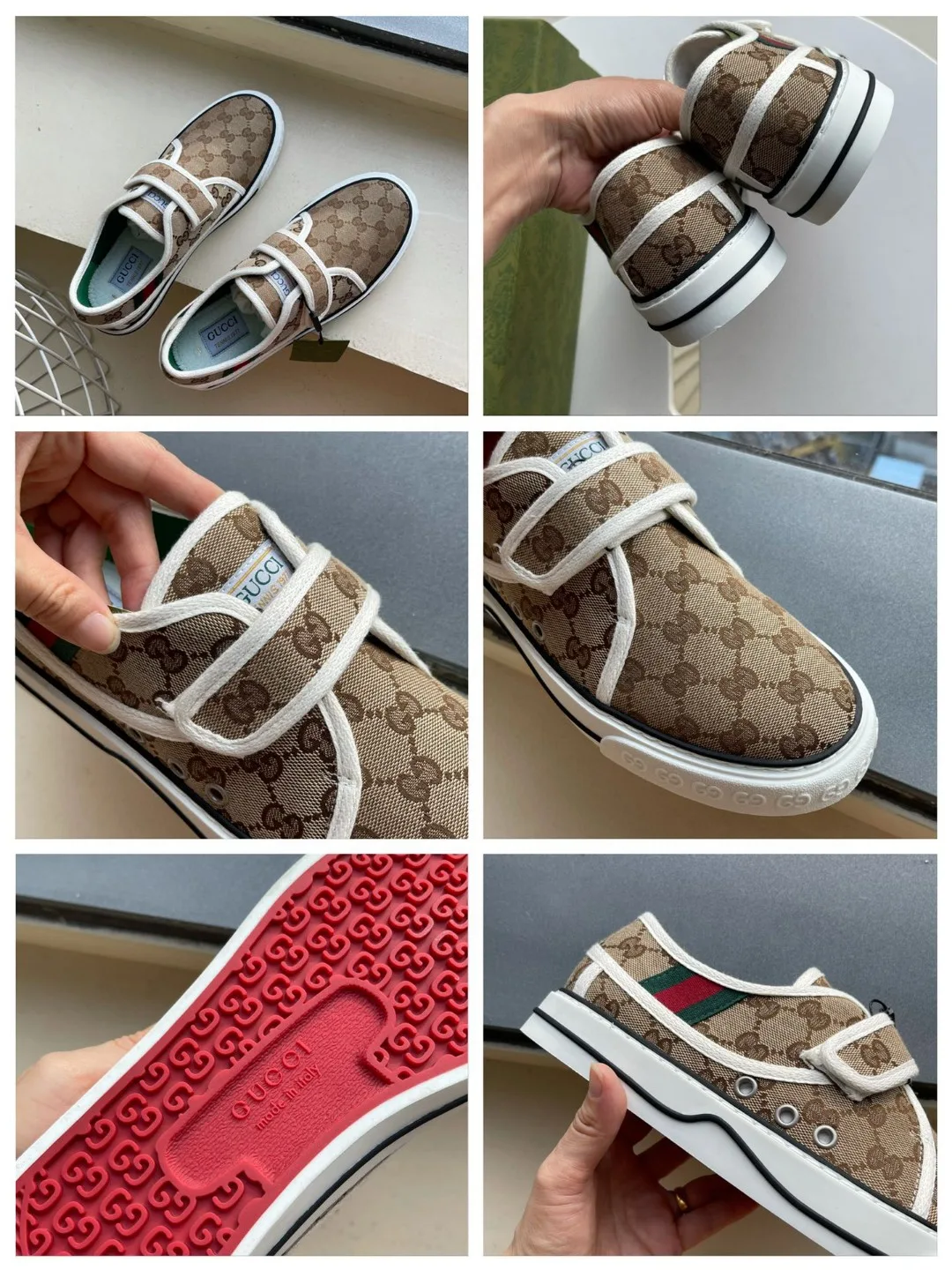 Gucci Women’s Tennis 1977 Sneaker Brown Red - Image 6