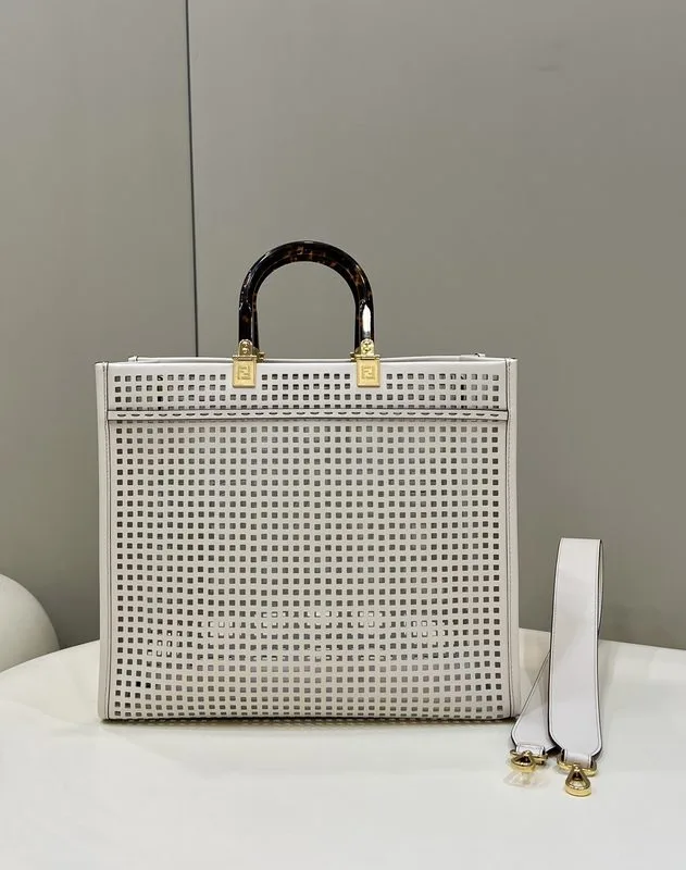 Fendi Fendi Sunshine Medium Two-toned perforated Bag For Woman / - Image 5