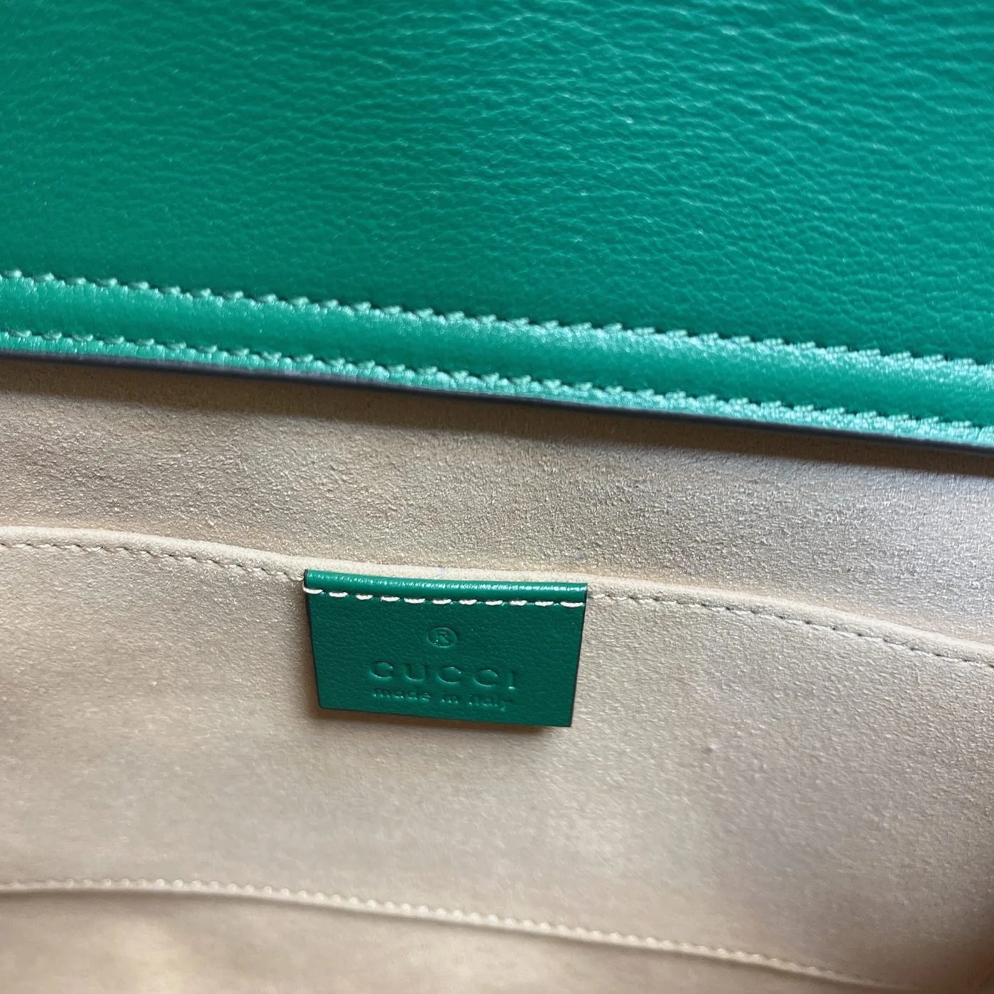 Alternative view of Gucci Diana Medium Tote Bag Green