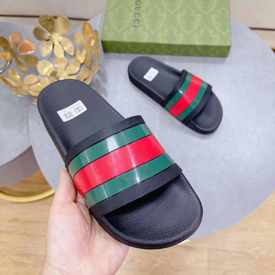 Gucci Women’s Slide Sandal With Web Black - Image 7