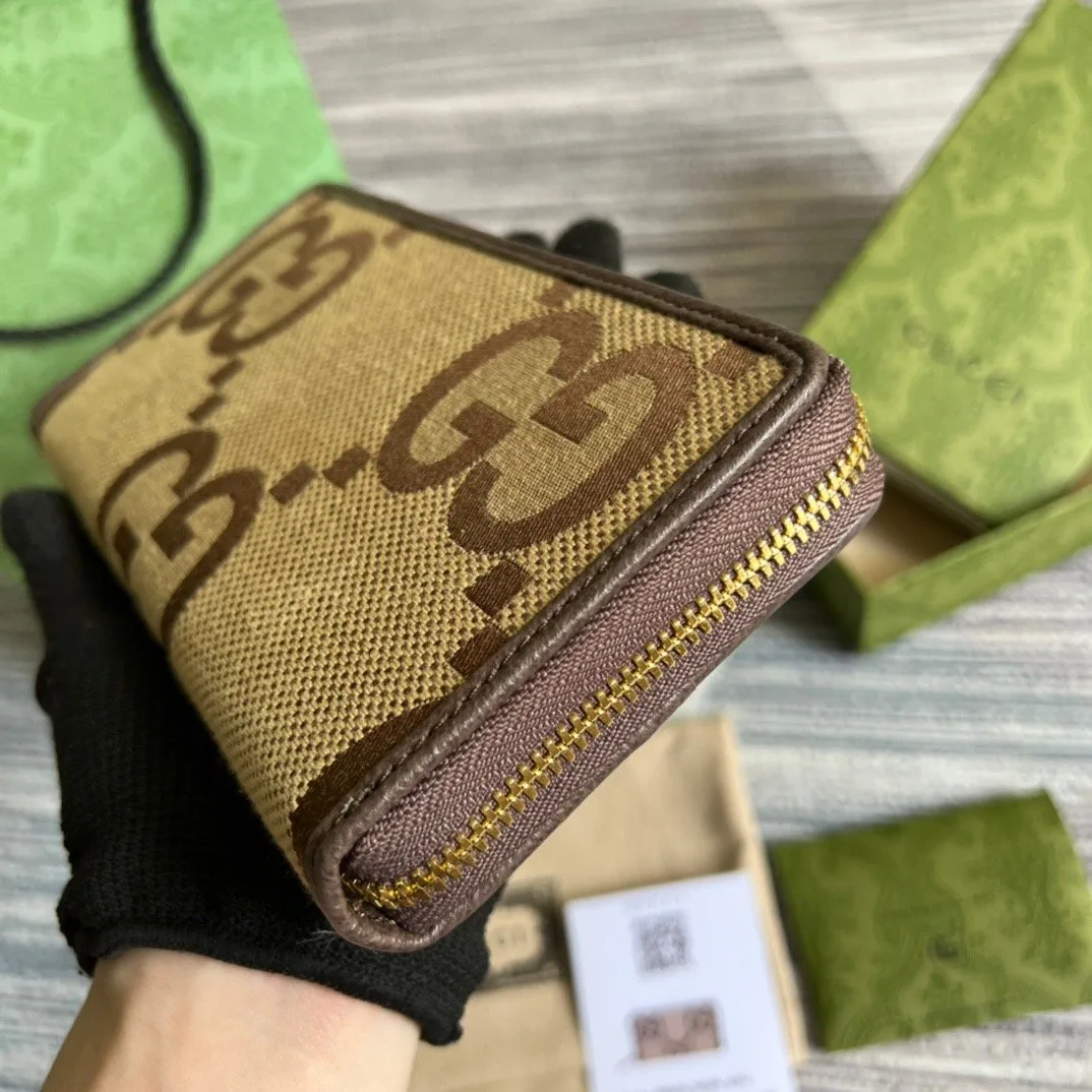 Gucci Diana Jumbo GG Zip Around Wallet With GG Brown / - Image 8