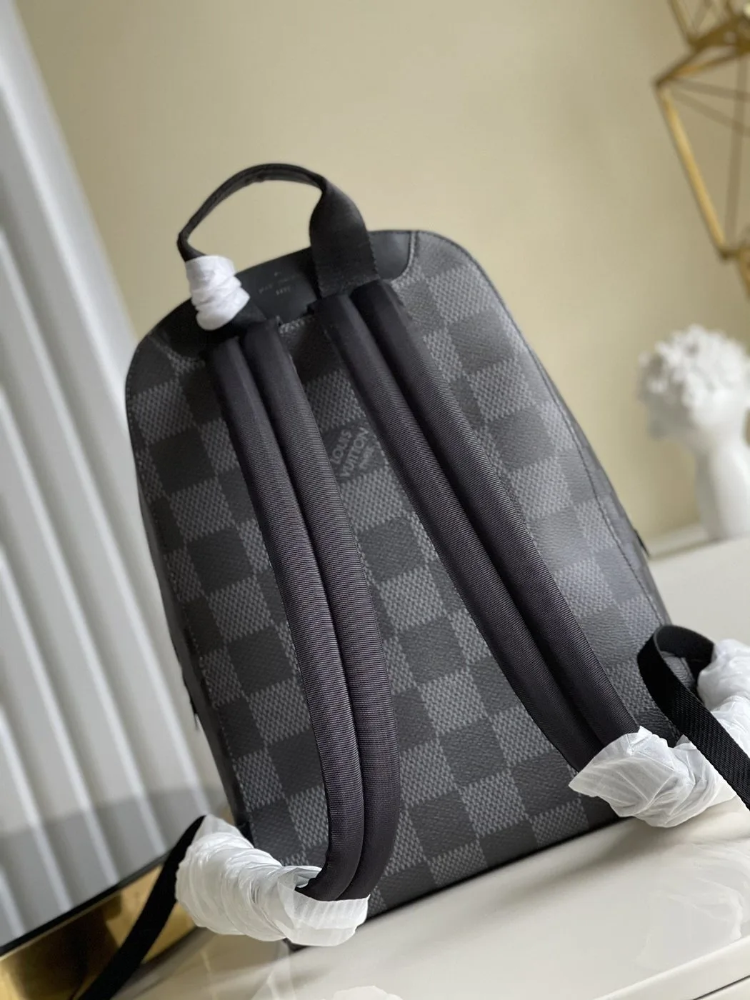 Louis Vuitton Campus Backpack Damier Graphite 3D Canvas Grey - Image 5