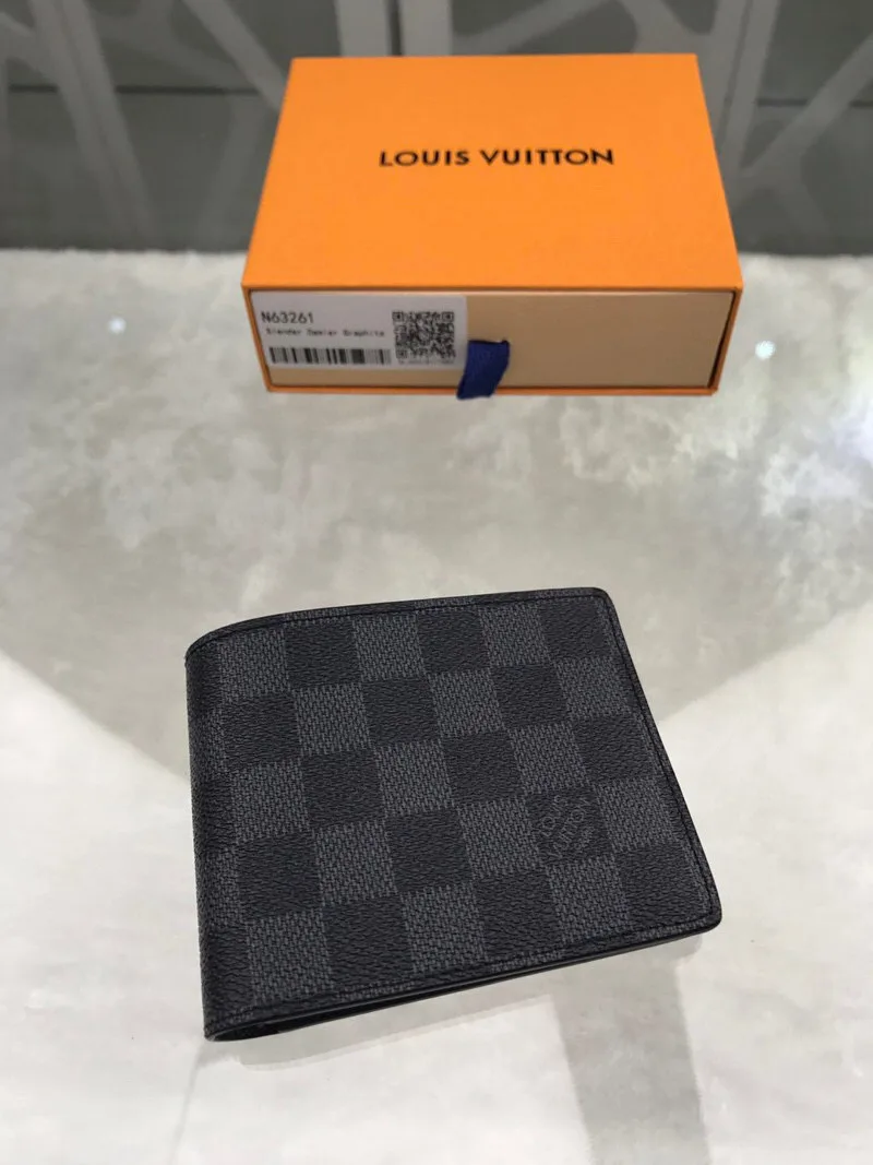 Louis Vuitton Slender Wallet Damier Graphite Canvas - Image 5