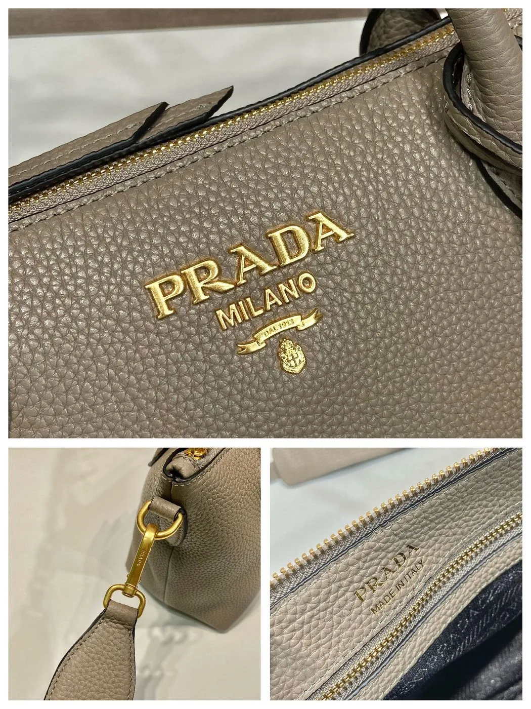 Alternative view of Prada Saffiano Mini Bag Beige