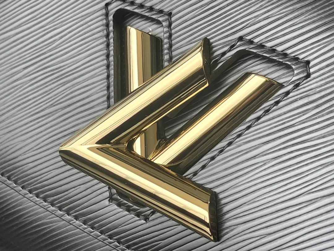 Louis Vuitton Twist MM Monogram Flower Black - Image 3